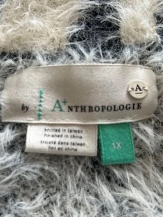 Preowned Anthropologie 1/2 Zip Pullover - 1X - Picture 4 of 6